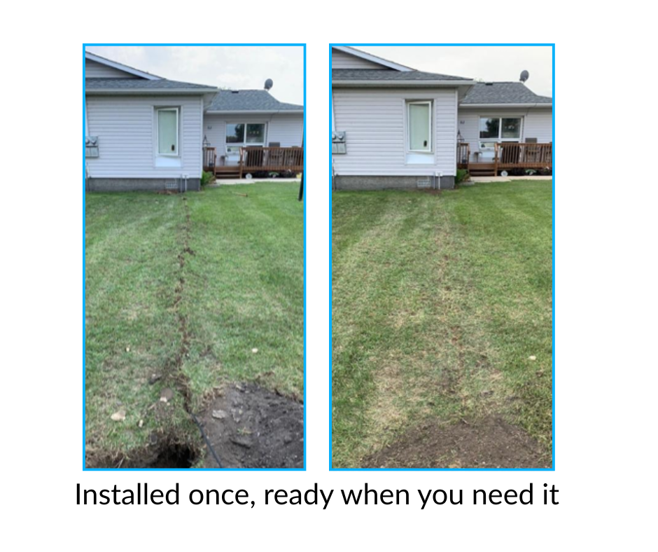 Before and After a Fiber Drop