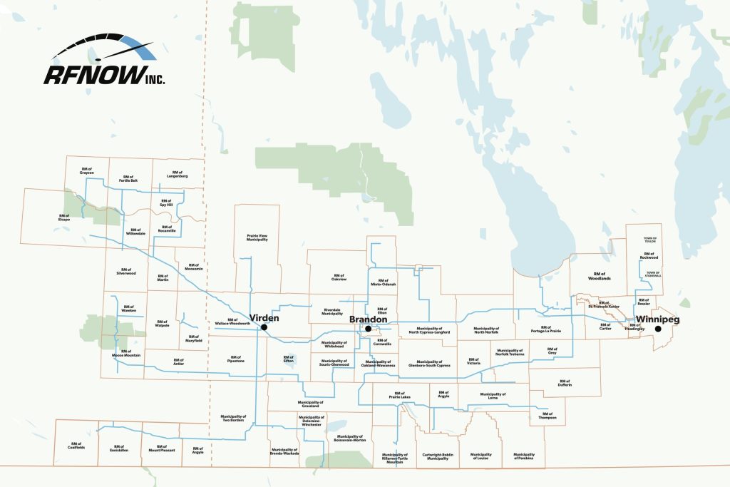 RFNOW Network Provincial Map